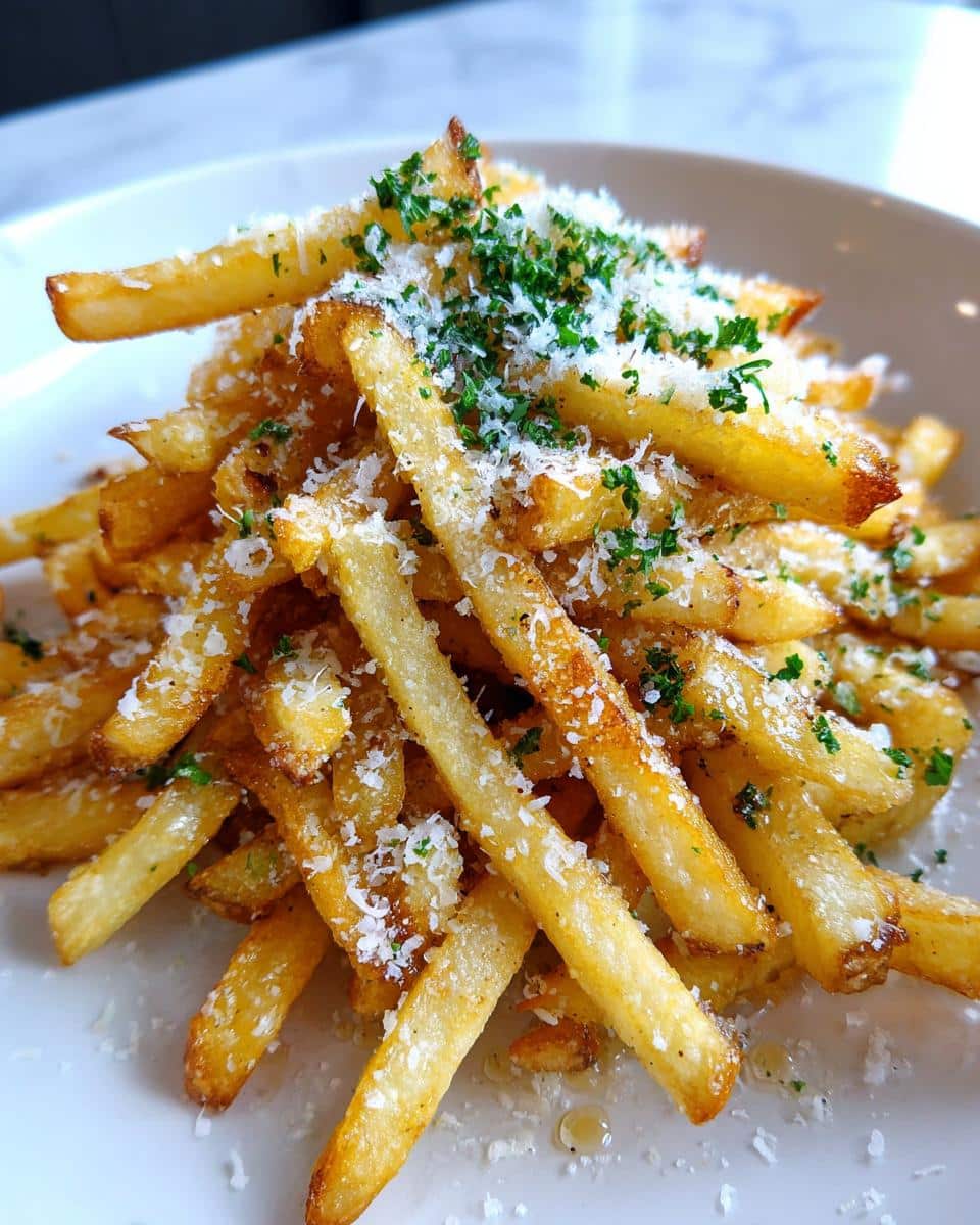 New Year Parmesan Truffle Fries - detail 3