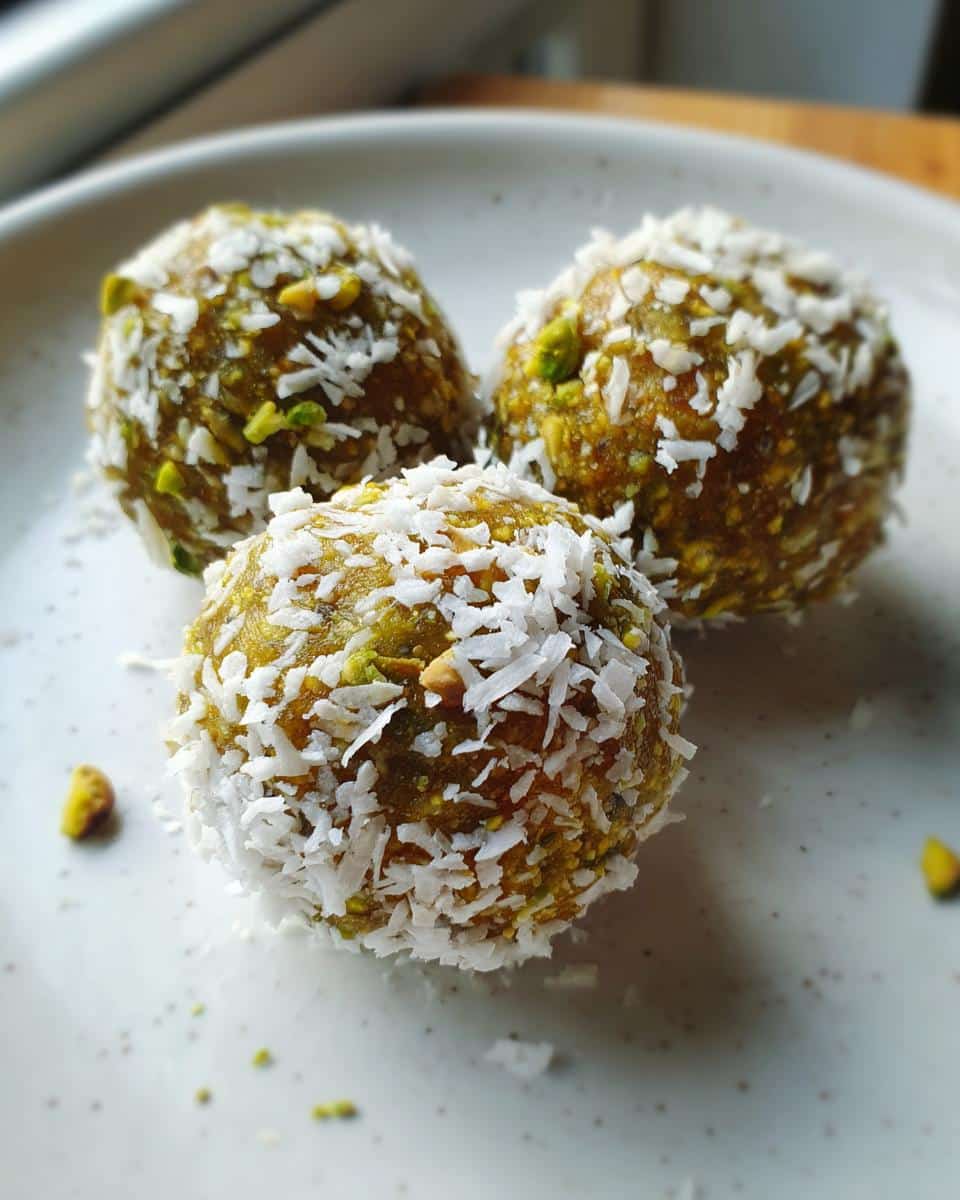 New Year Pistachio Date Energy Balls - detail 1