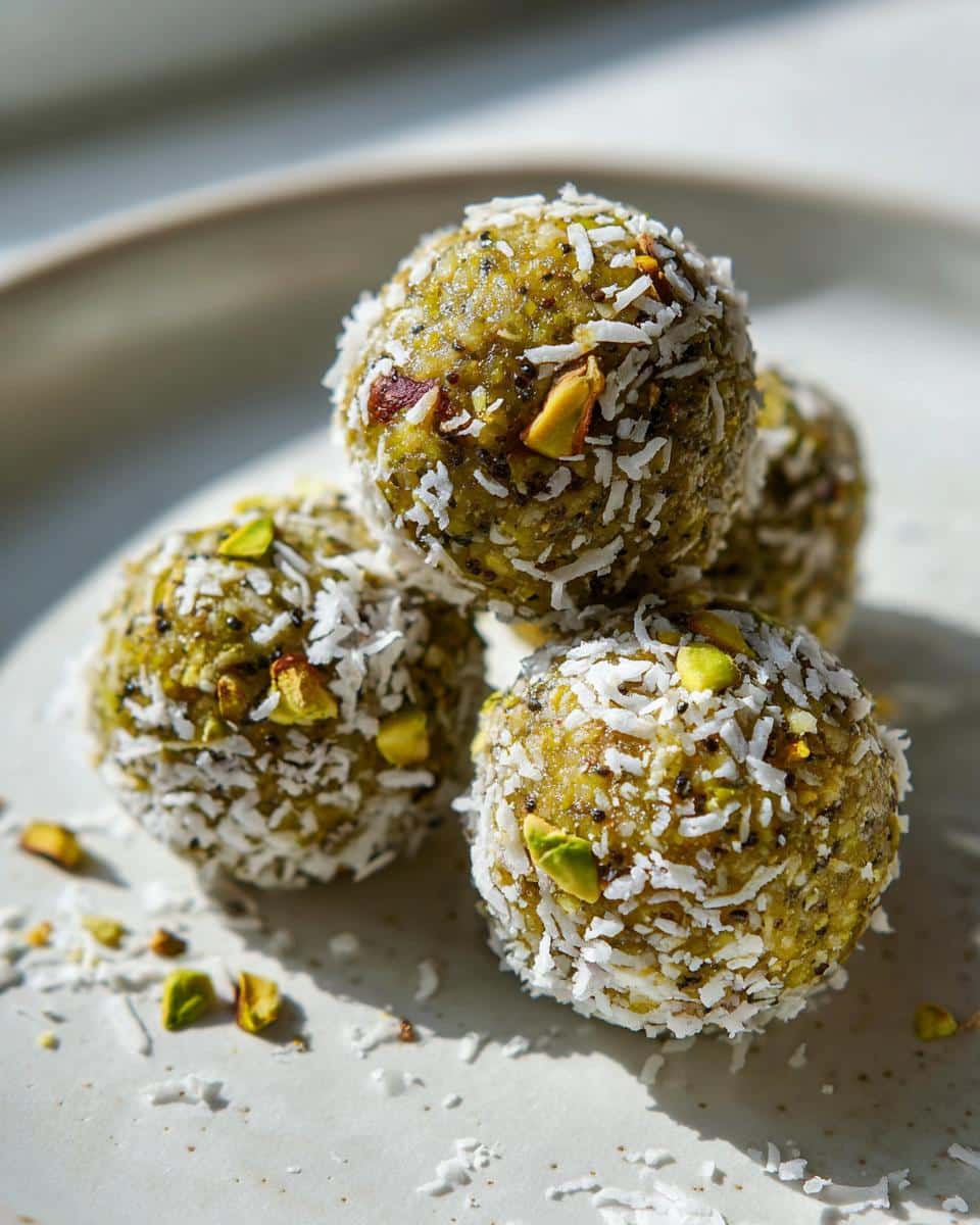 New Year Pistachio Date Energy Balls - detail 2