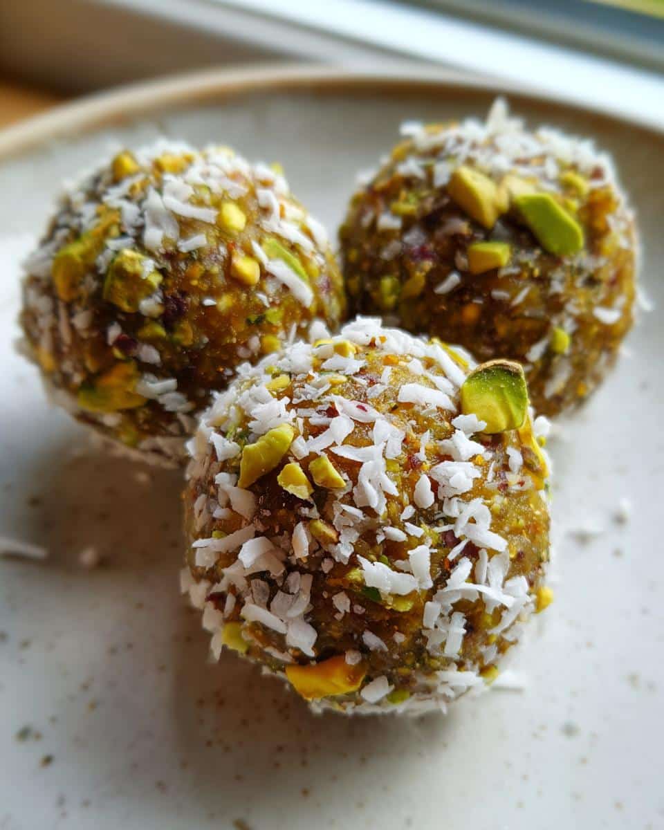 New Year Pistachio Date Energy Balls - detail 3