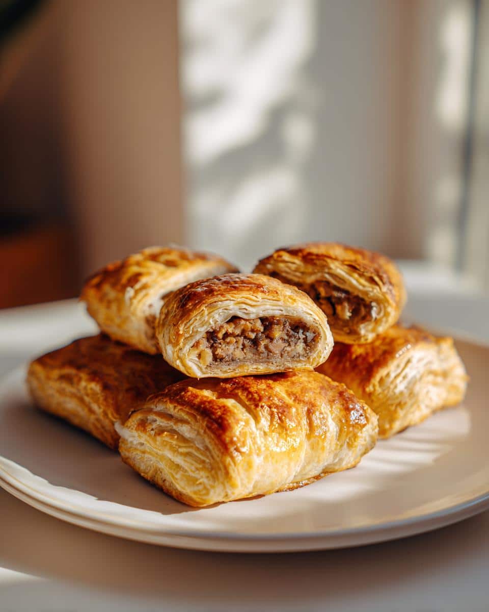 New Year Plant-Based Sausage Rolls - detail 2