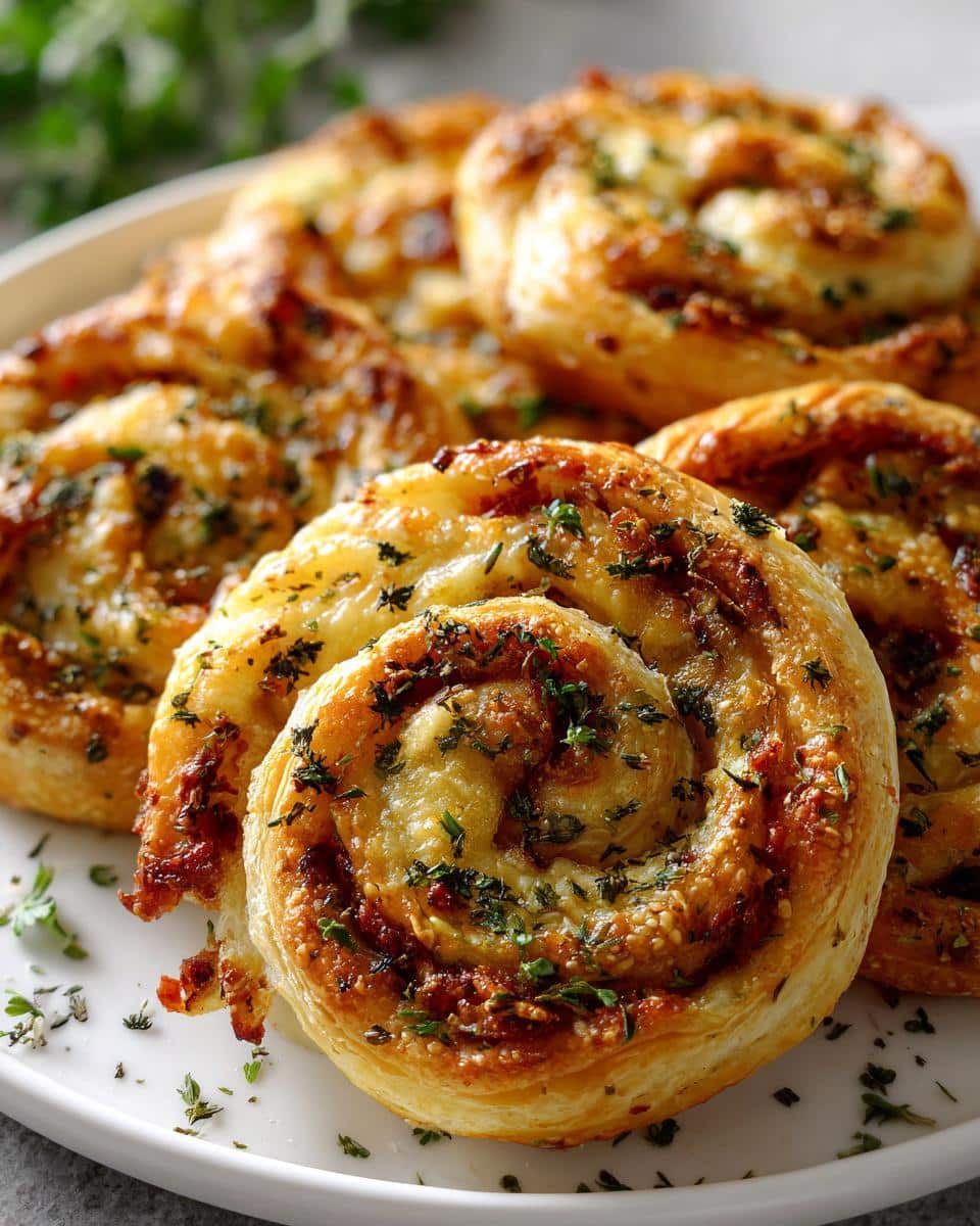 New Year Savory Palmiers with Sun-Dried Tomato - detail 3