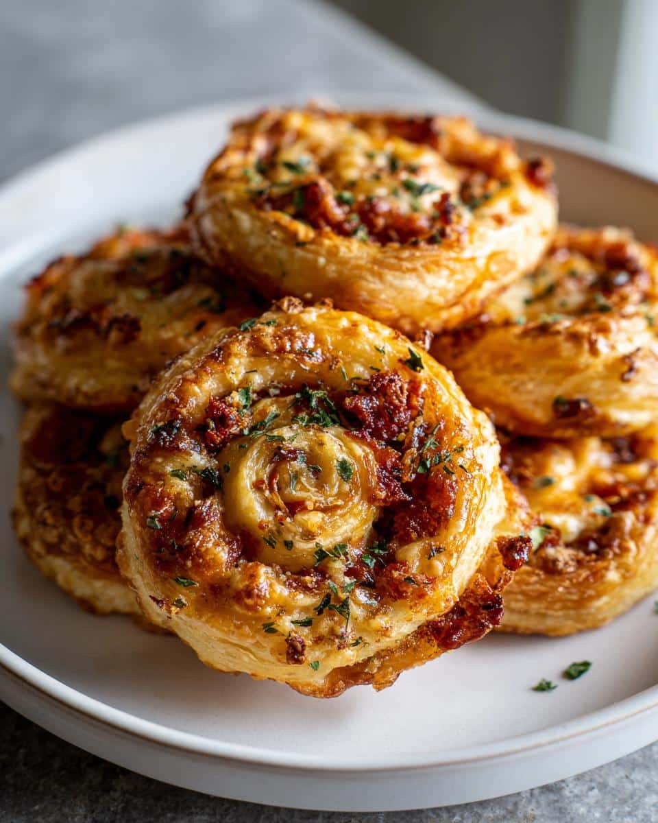 New Year Savory Palmiers with Sun-Dried Tomato - detail 4