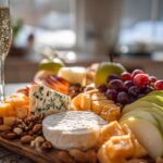 New Year Sparkling Cheese & Fruit Board