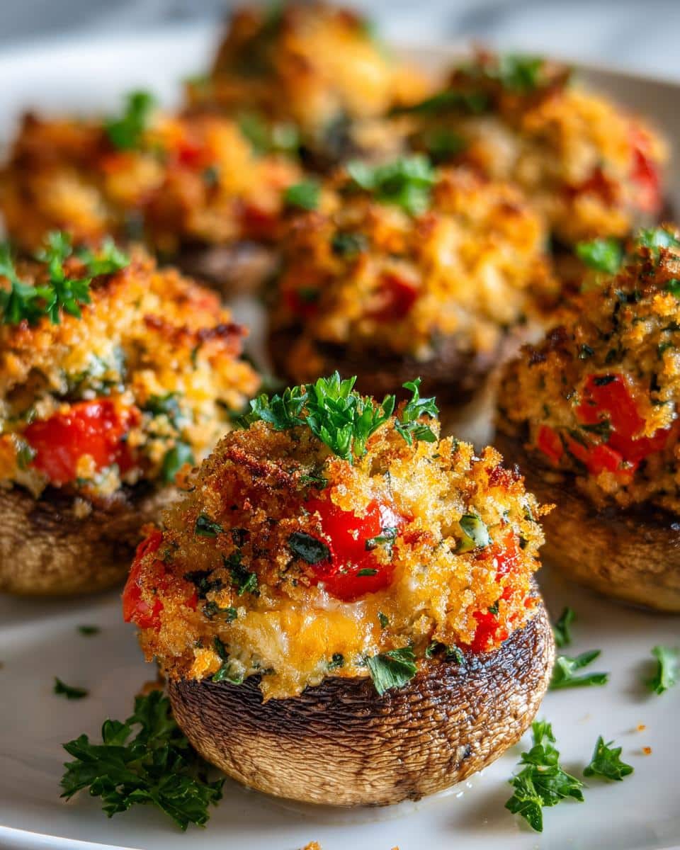 New Year Stuffed Mushroom Confetti Caps - detail 1