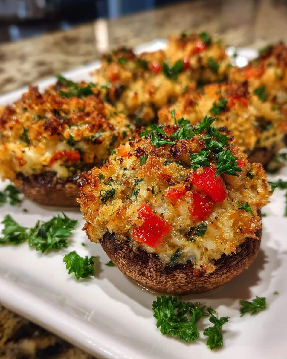 New Year Stuffed Mushroom Confetti Caps - detail 2