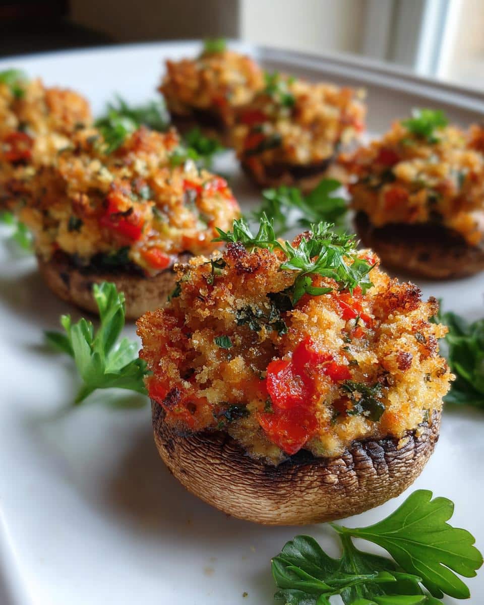 New Year Stuffed Mushroom Confetti Caps - detail 3