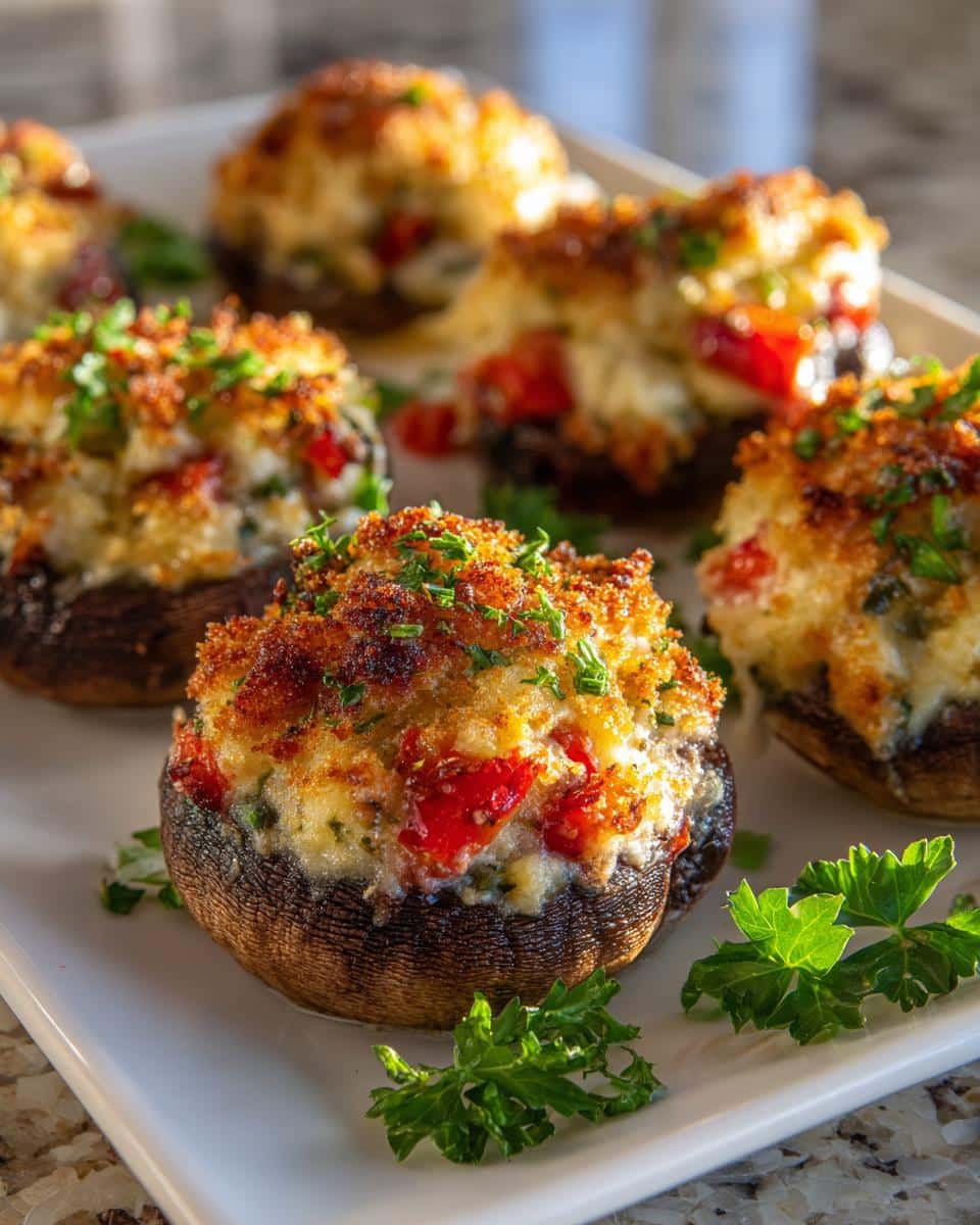 New Year Stuffed Mushroom Confetti Caps - detail 4