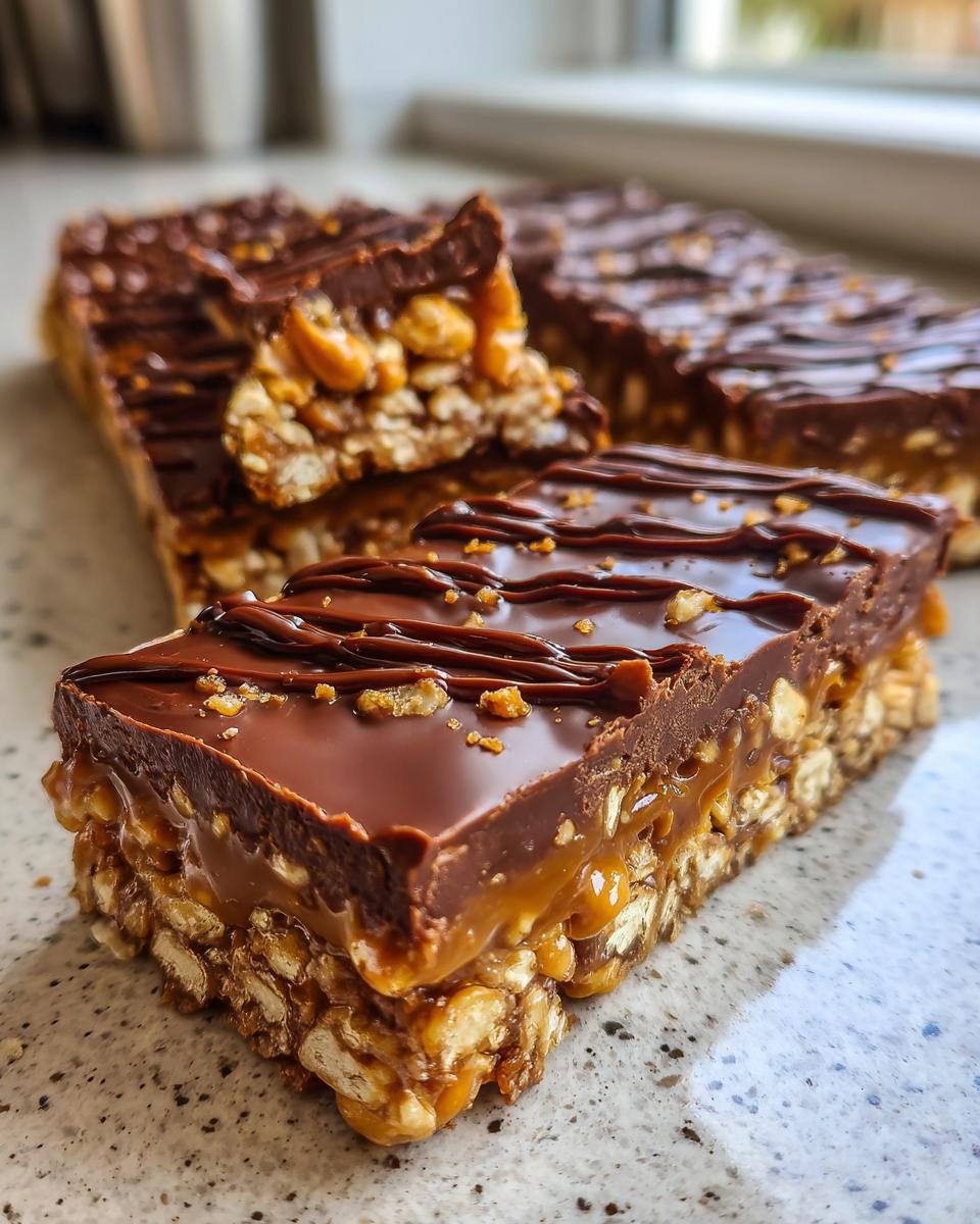 No-Bake Caramel Pretzel Bars - detail 2