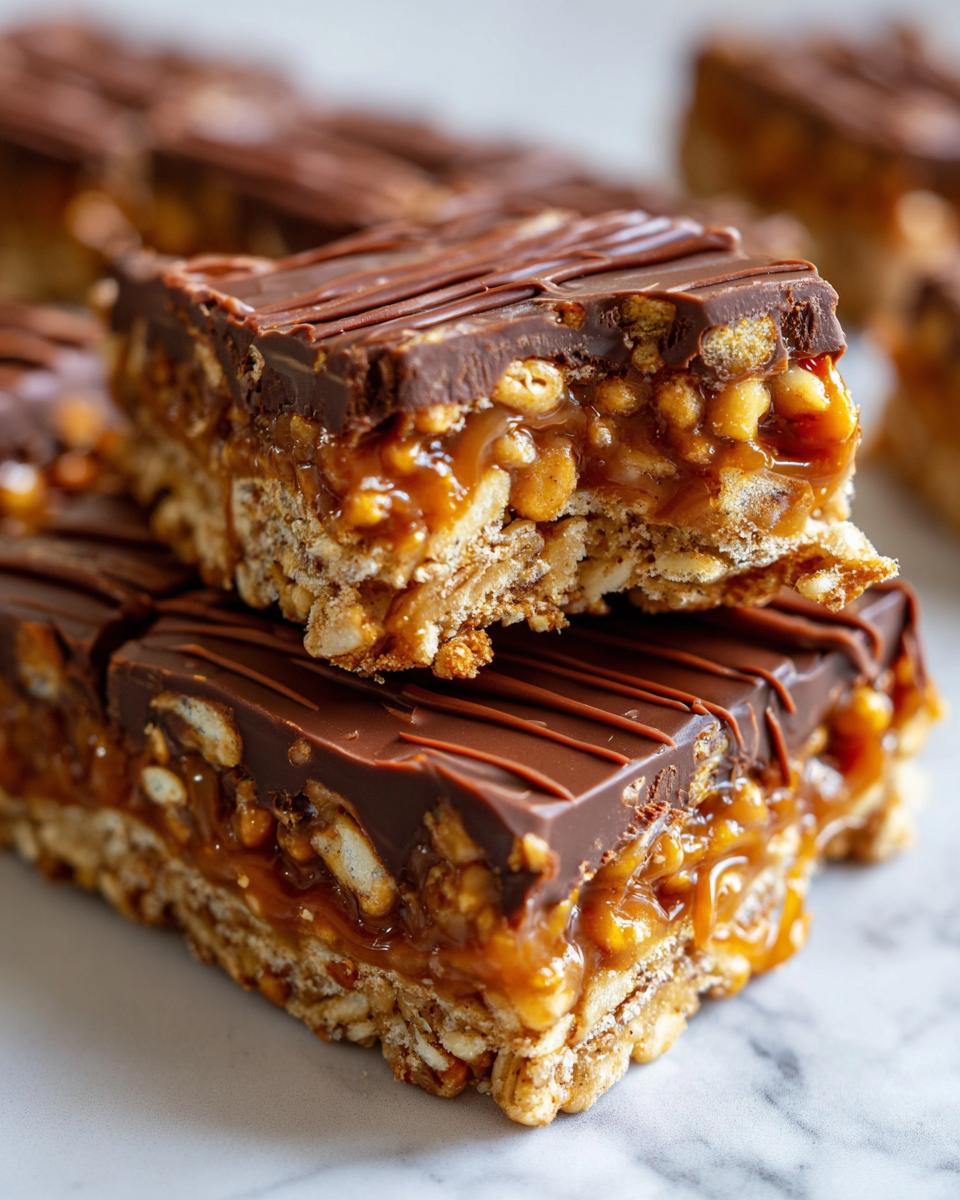 No-Bake Caramel Pretzel Bars - detail 3