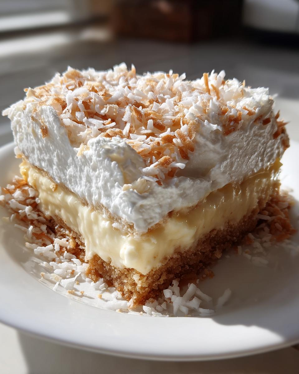 Irresistible No-Bake Coconut Cream Bars in 15 Minutes 7 No-Bake Coconut Cream Bars - detail 1