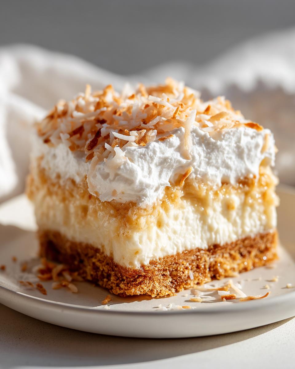 Irresistible No-Bake Coconut Cream Bars in 15 Minutes 8 No-Bake Coconut Cream Bars - detail 2