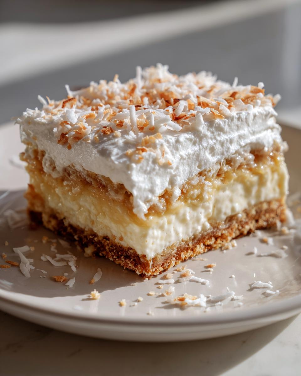 Irresistible No-Bake Coconut Cream Bars in 15 Minutes 10 No-Bake Coconut Cream Bars - detail 4