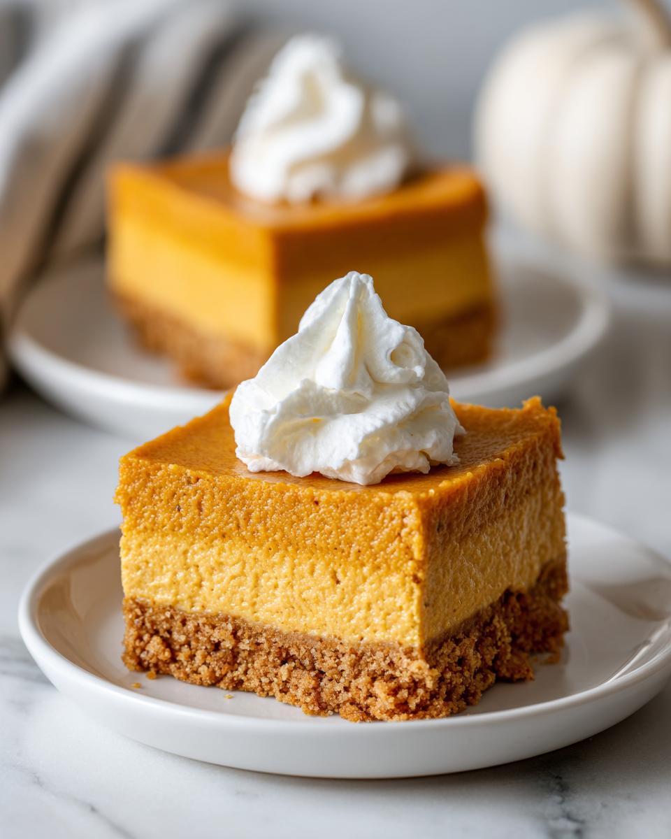 No-Bake Pumpkin Cheesecake Bars - detail 4