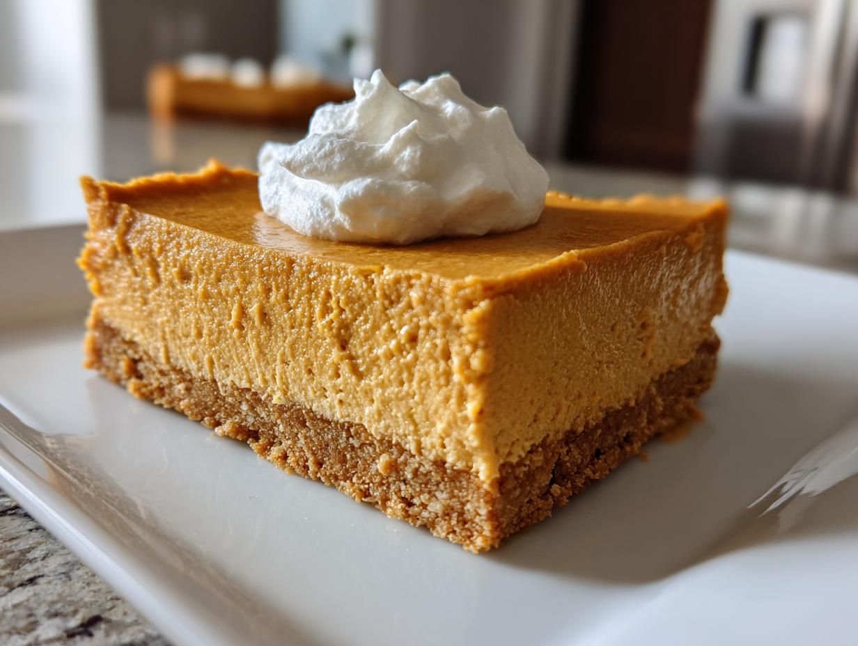 No-Bake Pumpkin Cheesecake Bars