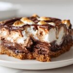 No-Bake S’mores Fudge Bars