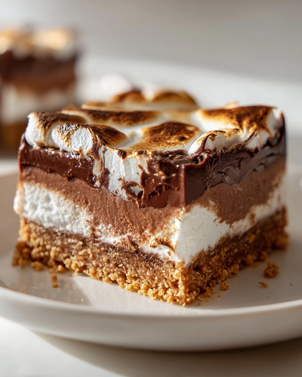 No-Bake S’mores Fudge Bars - detail 4