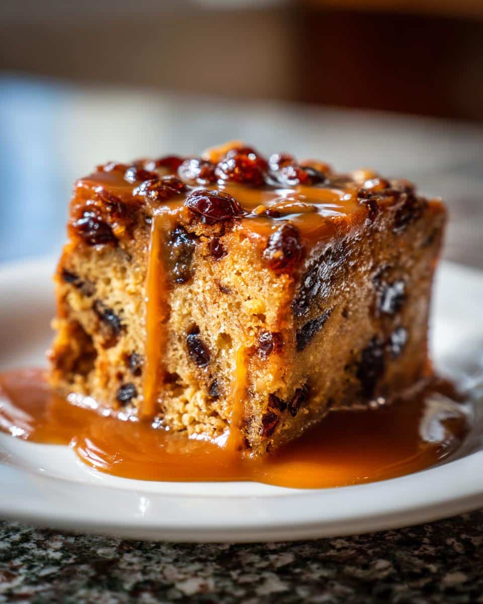 Nutmeg-Caramel Christmas Pudding - detail 1