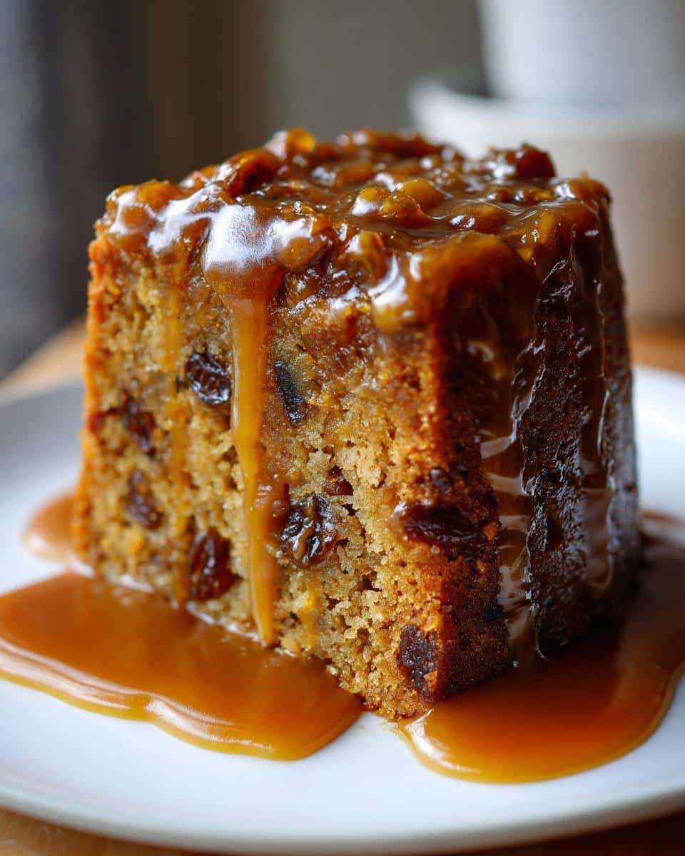 Nutmeg-Caramel Christmas Pudding - detail 4