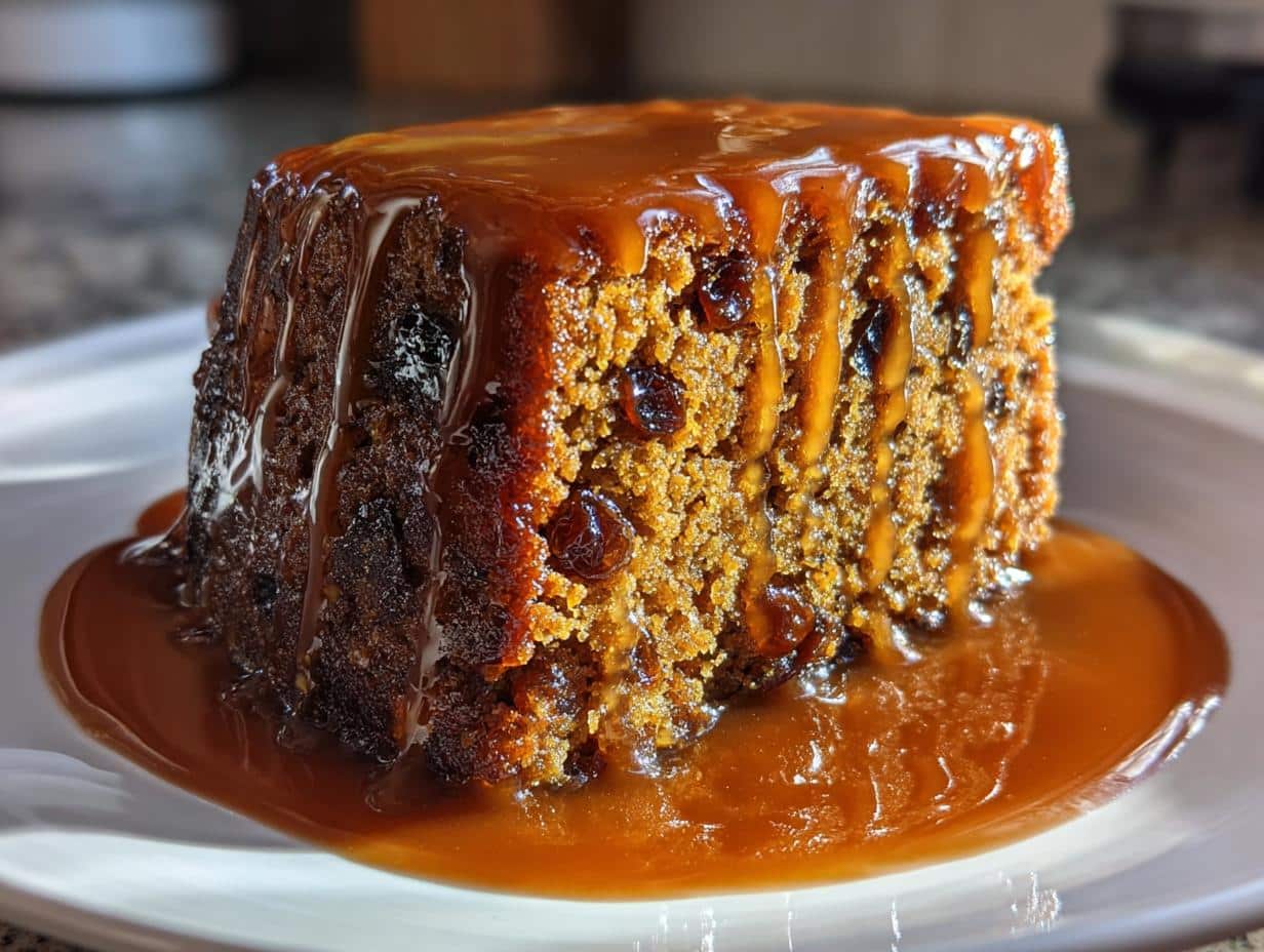 Nutmeg-Caramel Christmas Pudding