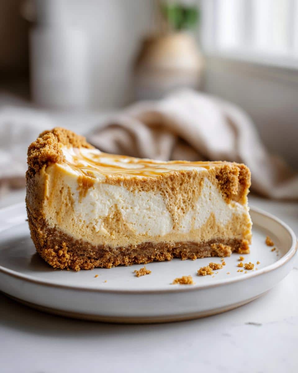 Nutmeg-Maple Christmas Cheesecake - detail 3