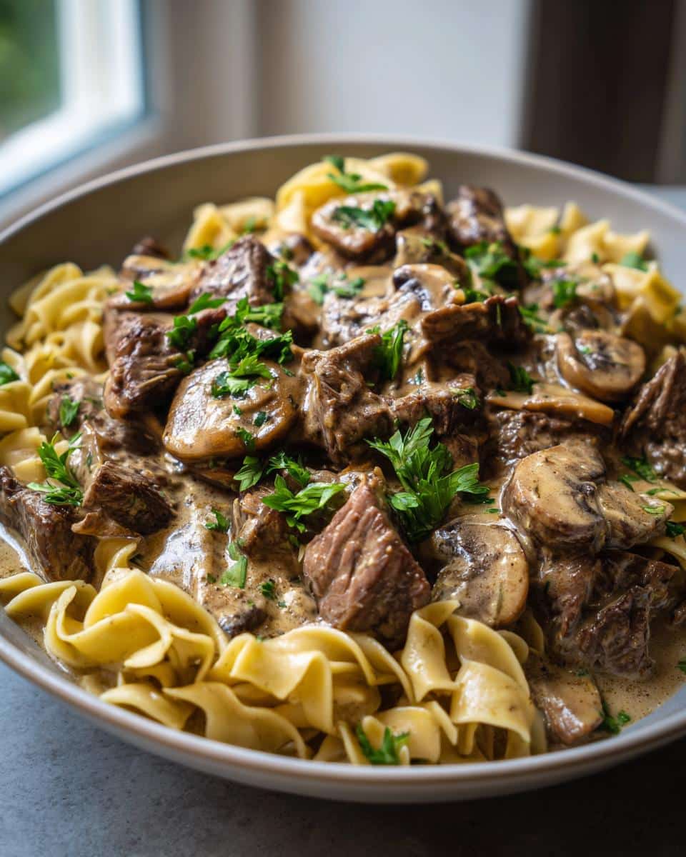 One-Pot Beef Stroganoff - detail 3