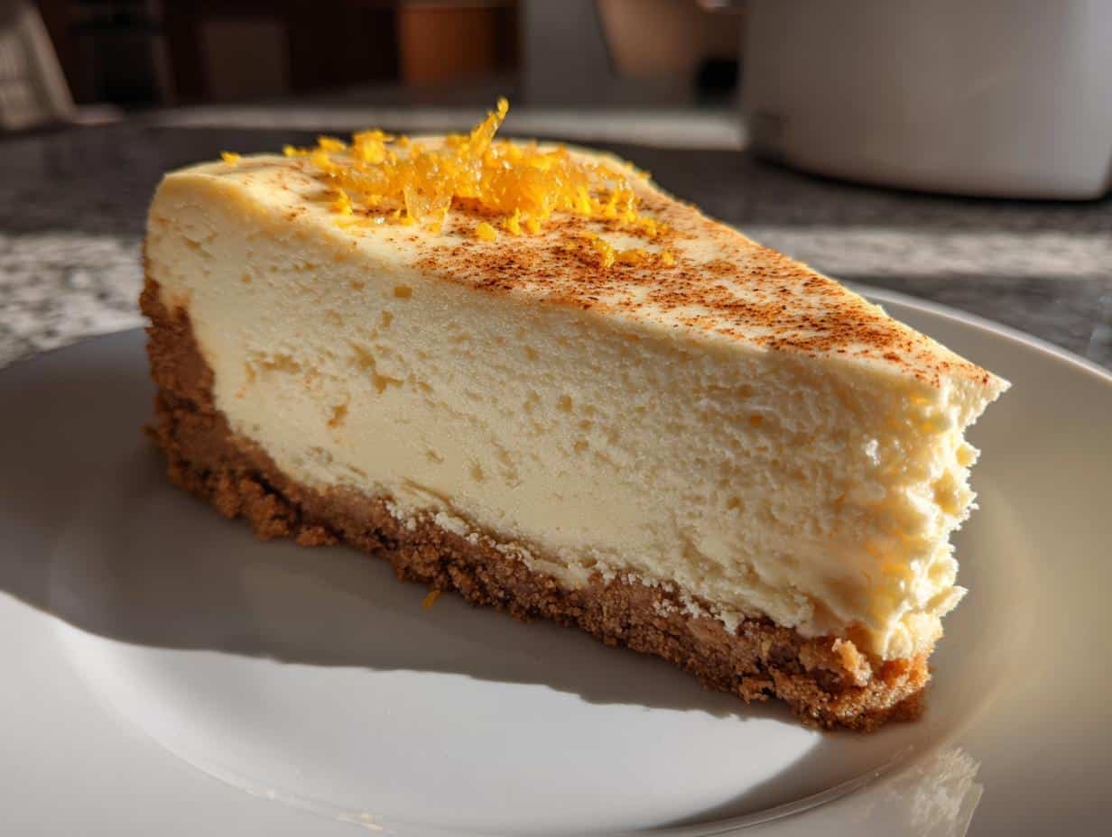 Orange-Spice Christmas Cheesecake