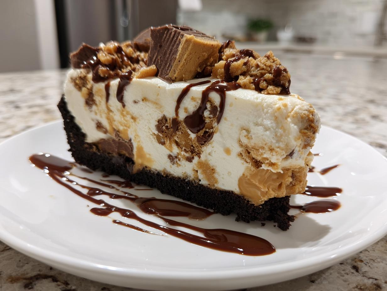 Irresistible Peanut Butter Cup Ice Cream Pie in 15 Minutes 5 Peanut Butter Cup Ice Cream Pie