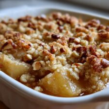 "45-Minute Pear and Hazelnut Crumble - Instant Comfort Dessert"