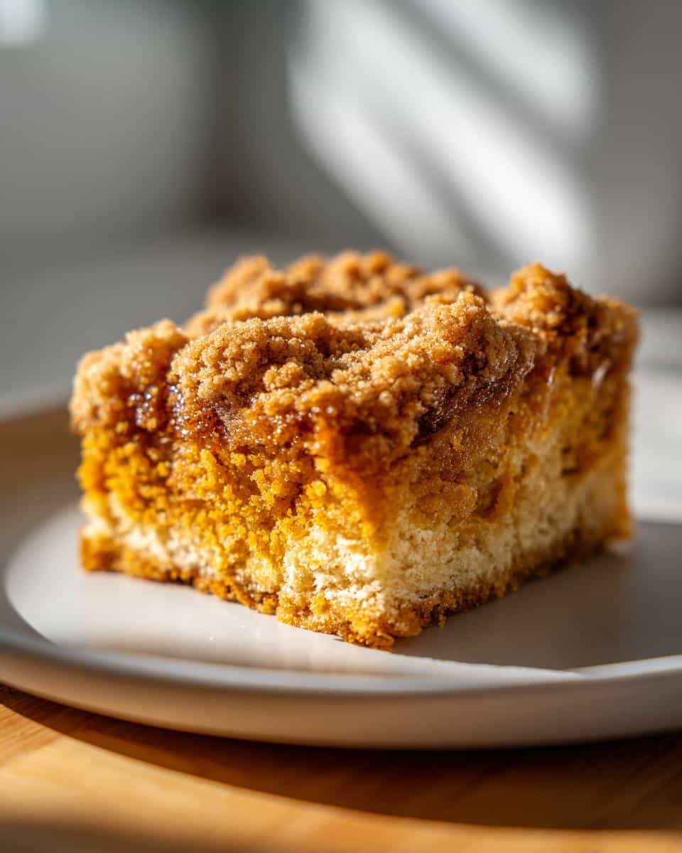 Pumpkin Spice Crumb Cake - detail 2