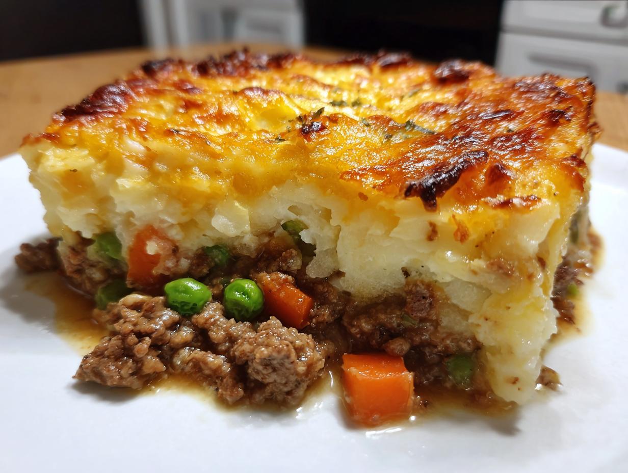 Scalloped Potato Shepherd's Pie