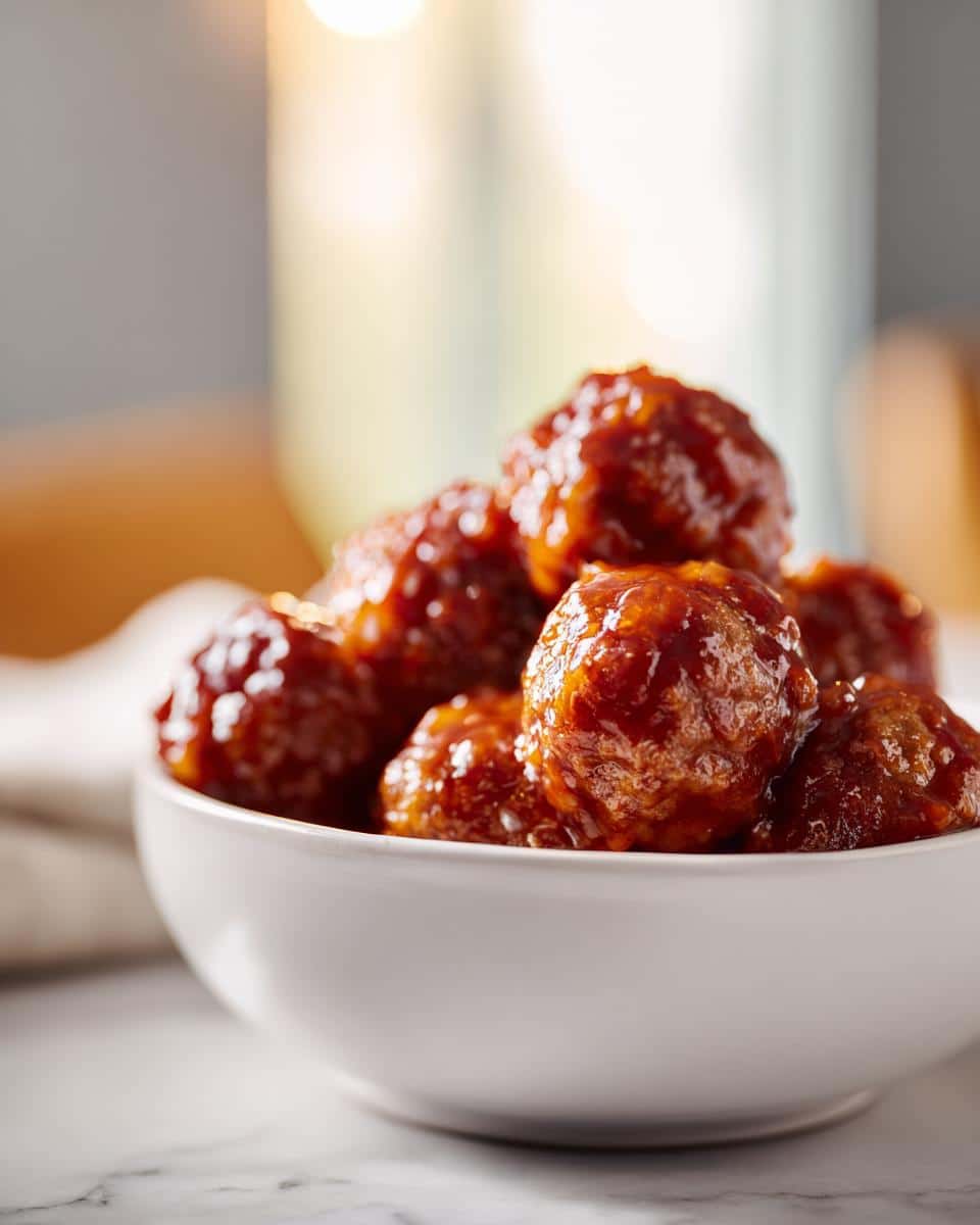Slow Cooker Sweet Chili Meatballs - detail 2