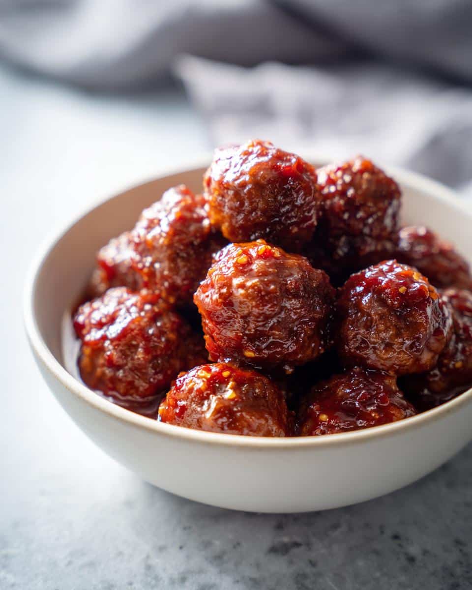 Slow Cooker Sweet Chili Meatballs - detail 3