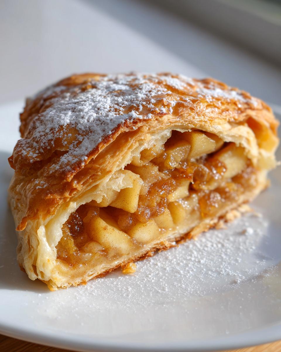 Spiced Apple and Raisin Strudel - detail 1