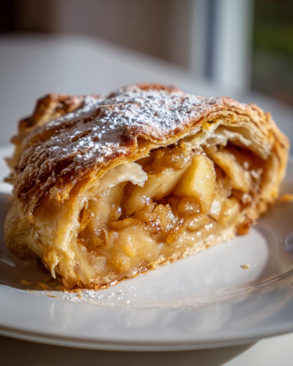 Spiced Apple and Raisin Strudel - detail 4