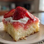 Strawberry Lemonade Poke Cake