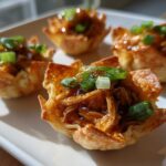 Sweet Chili Chicken Wonton Cups