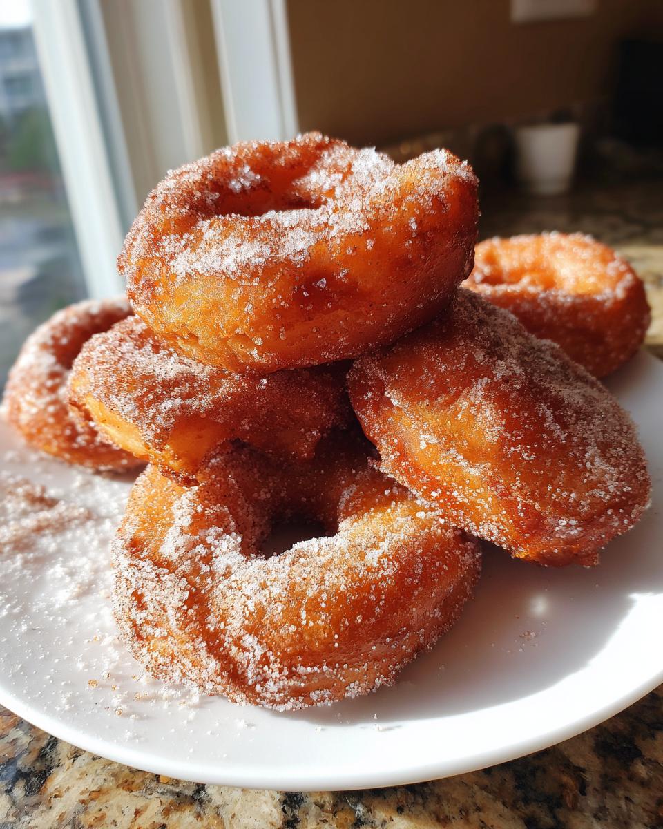 Sweet Potato Donuts with Cinnamon Sugar - detail 3