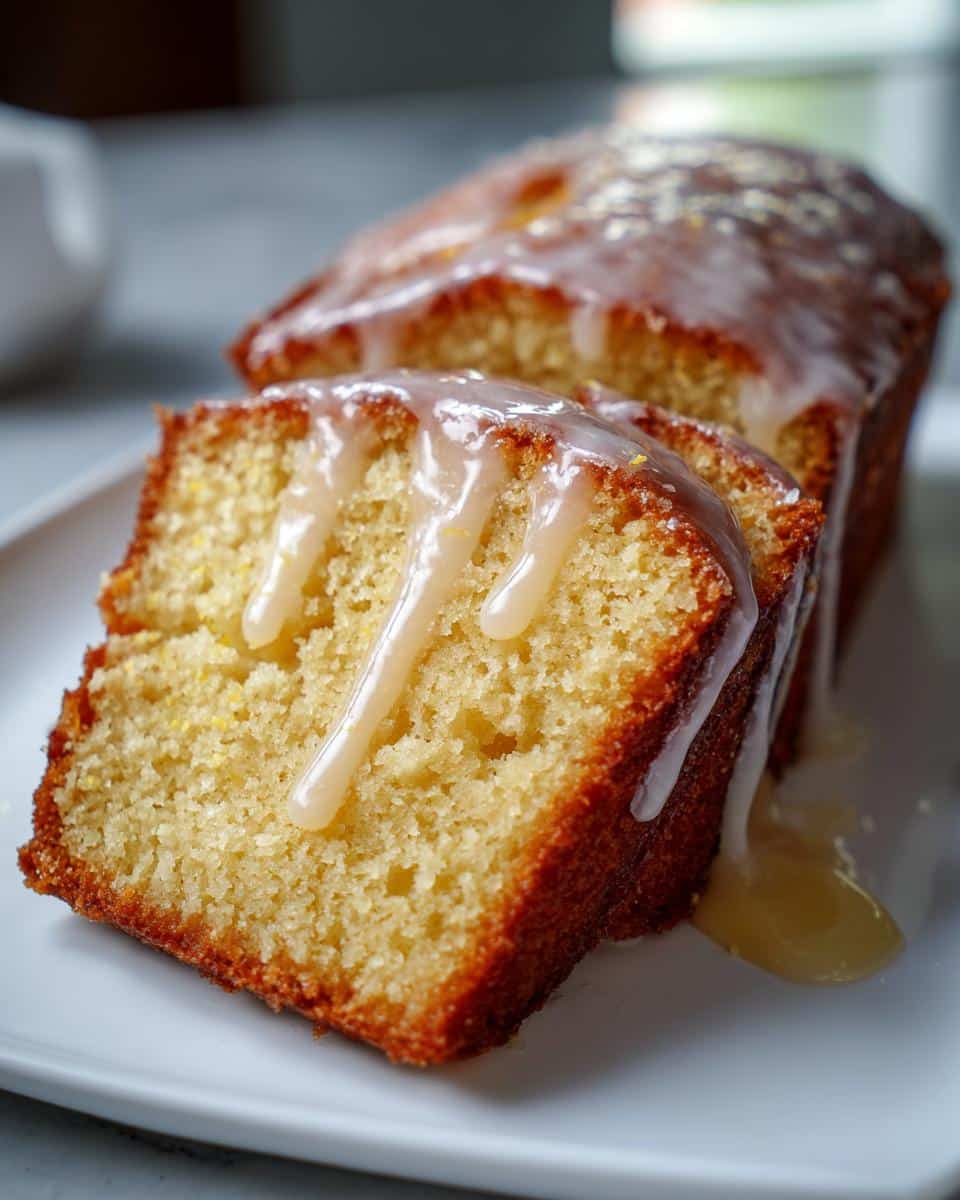 Vanilla Bean Glazed Pound Cake - detail 2