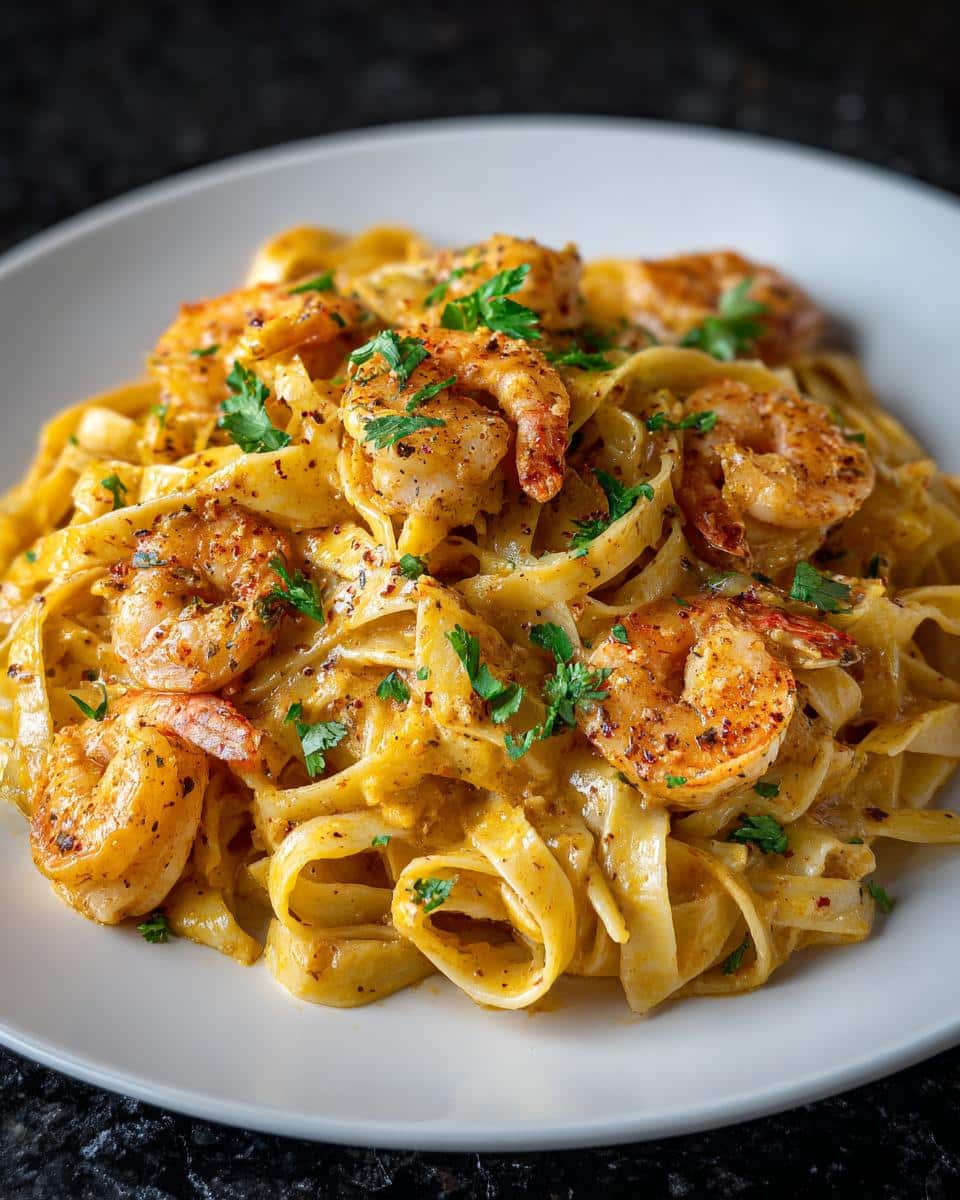 Cajun Shrimp Fettuccine - detail 1