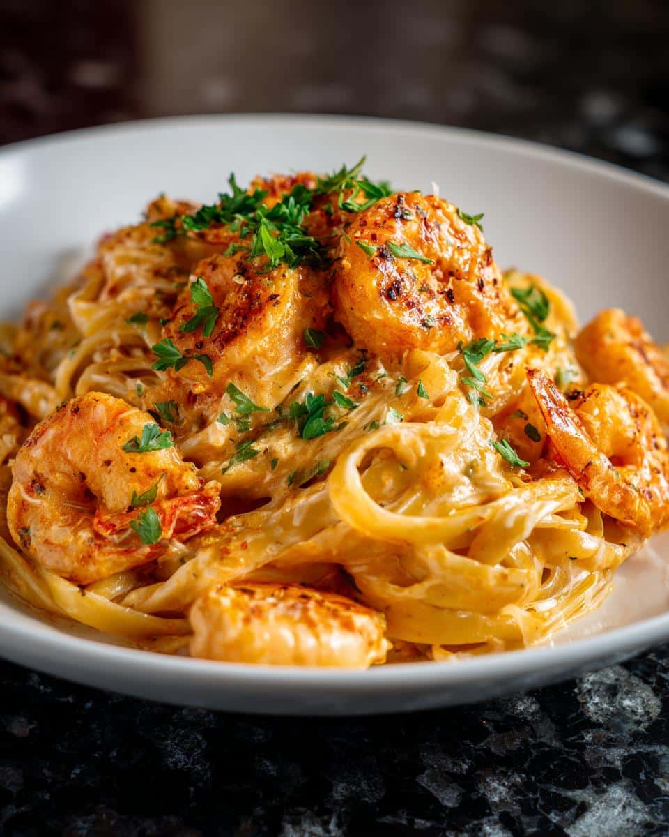 Cajun Shrimp Fettuccine - detail 3