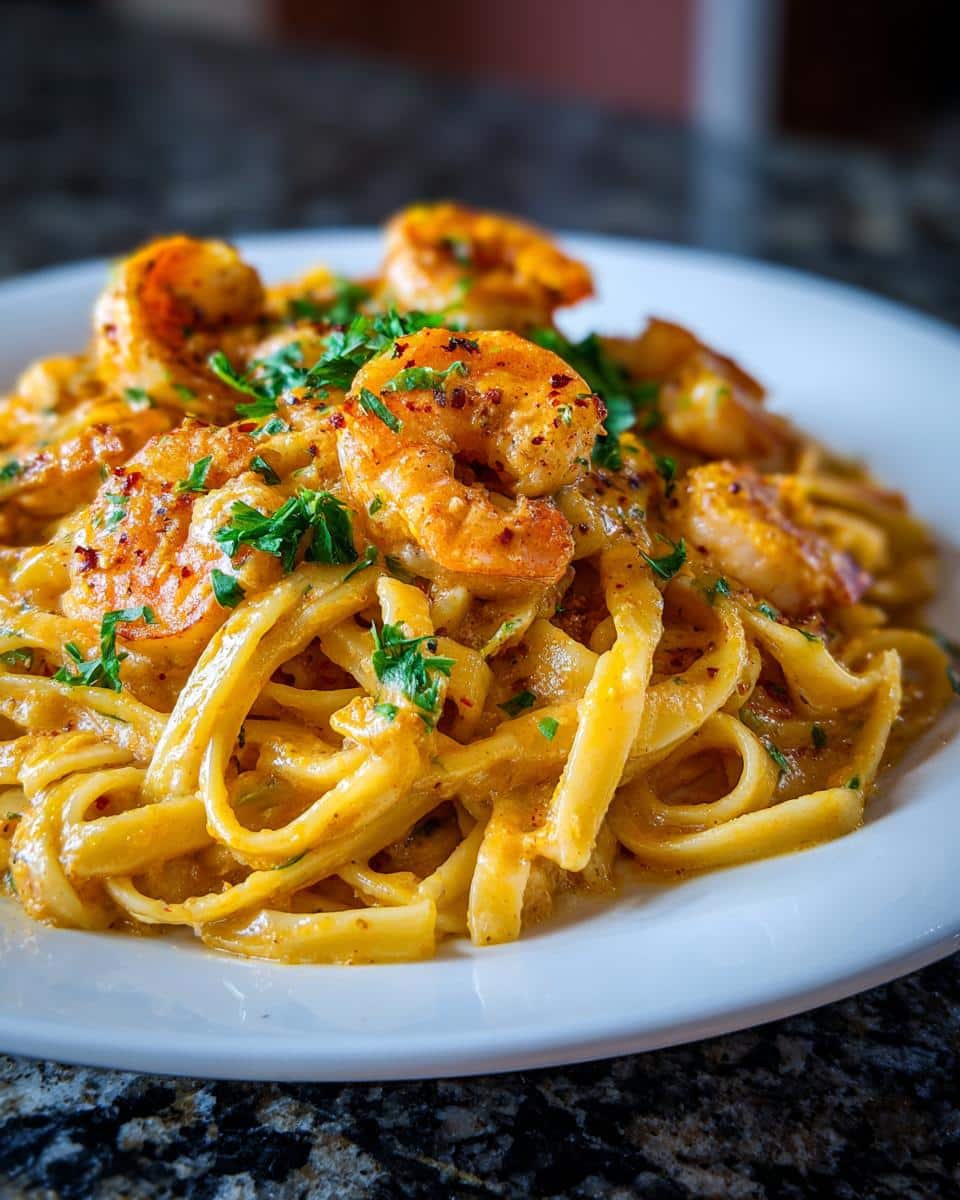 Cajun Shrimp Fettuccine - detail 4
