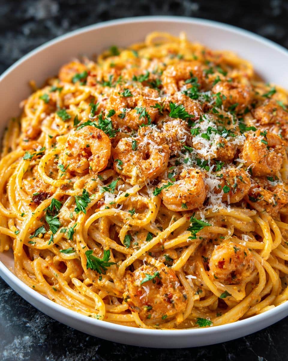 Creamy Chipotle Shrimp Pasta - detail 1