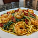 Creamy Tuscan Shrimp Pasta