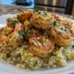 Garlic Butter Shrimp and Cauliflower Rice