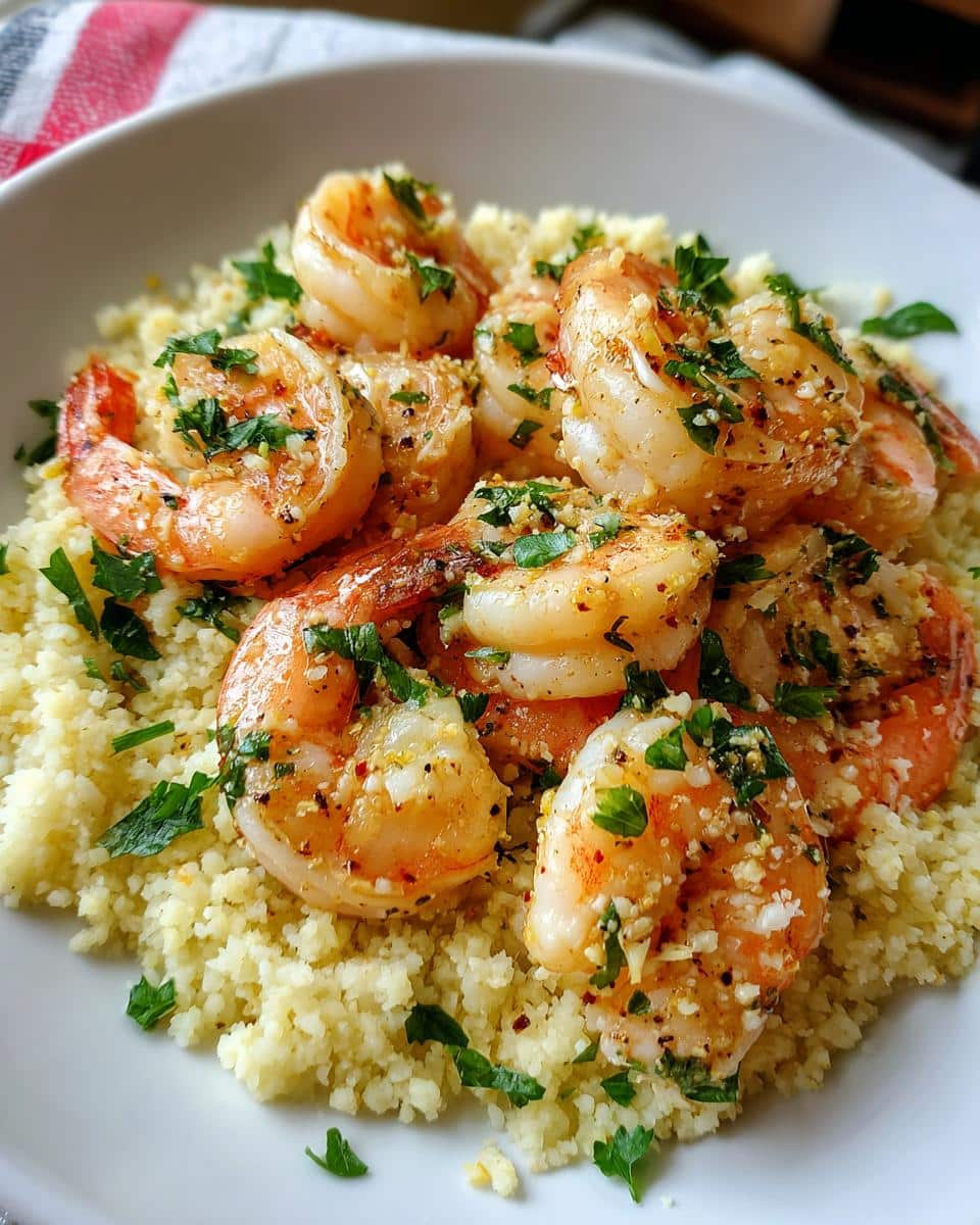 Garlic Butter Shrimp and Cauliflower Rice - detail 3