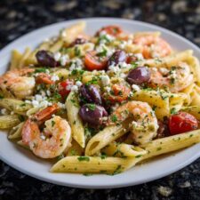 25-Minute Mediterranean Shrimp Penne: A Flavor Explosion