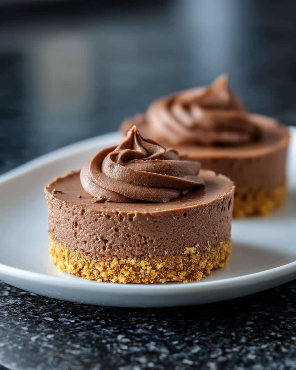 Mini Nutella cheesecake - detail 1