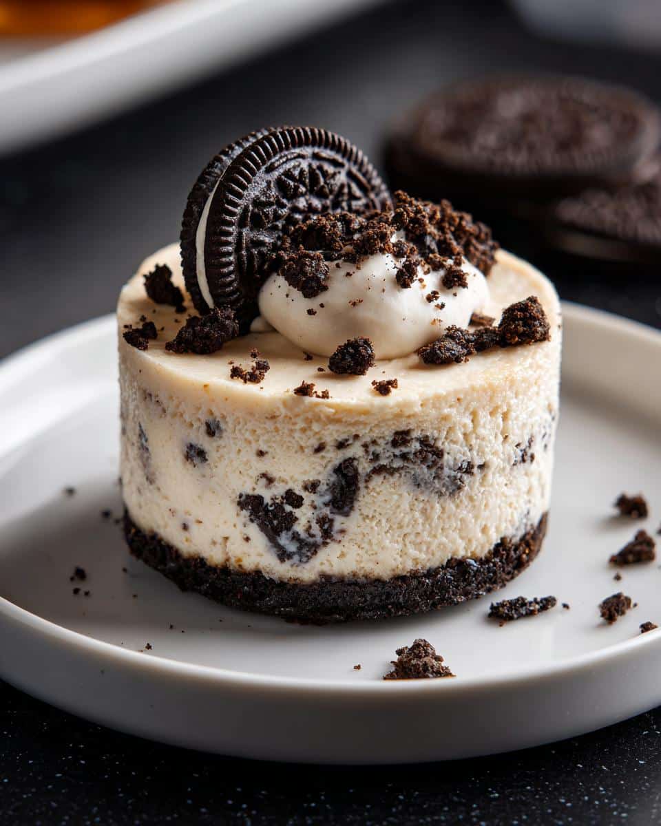Mini Oreo cheesecake - detail 1