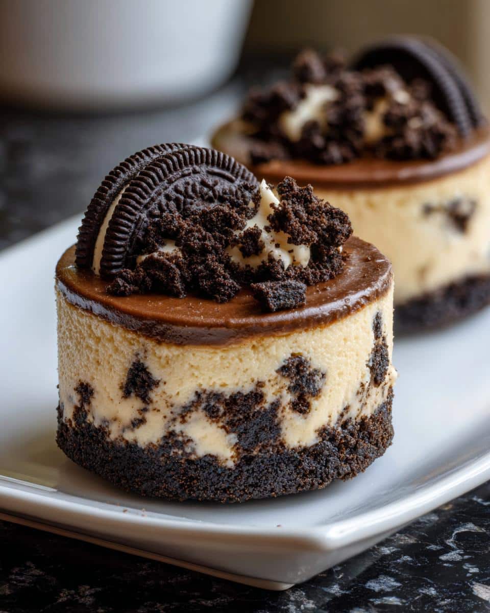 Mini Oreo cheesecake - detail 2